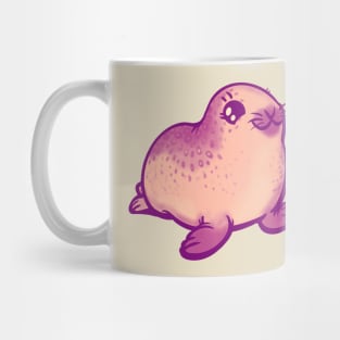 Warm Pink Baby Ringed Seal the Animal Mug